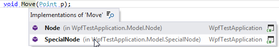 Go to implementation