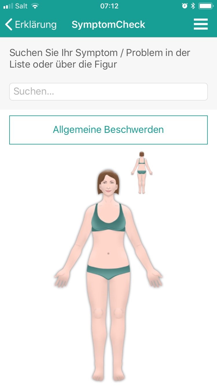 Erste Schweizer SymptomCheck-App